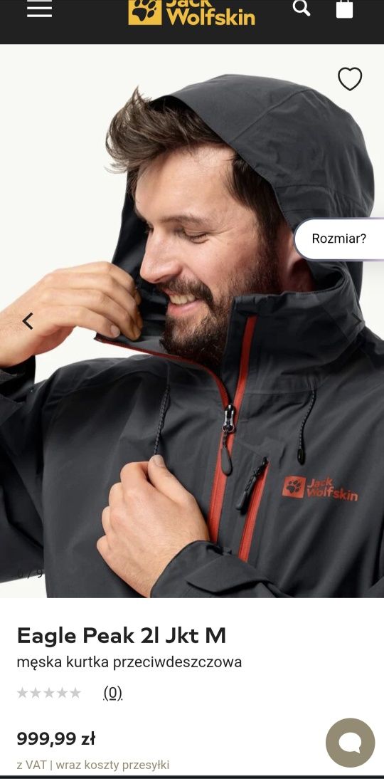 Jack Wolfskin kurtka funkcyjna nowa r. M