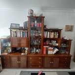 Móvel sala, mesa, 6 cadeiras e sofa 2 lugares com relax