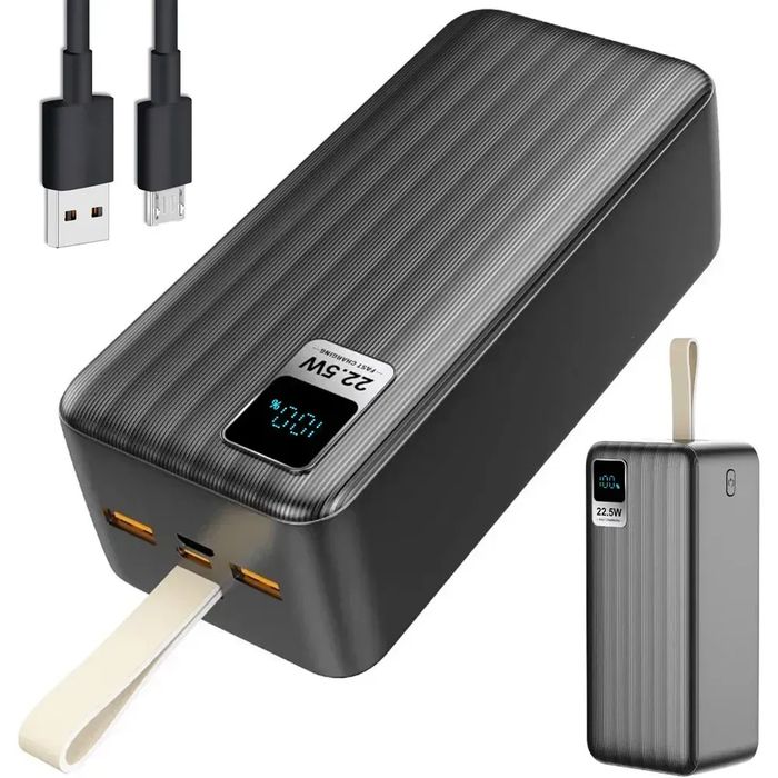 Повербанк KLGO KP-94 з дисплеєм 50000MAh, 22,5 W, 2хUSB