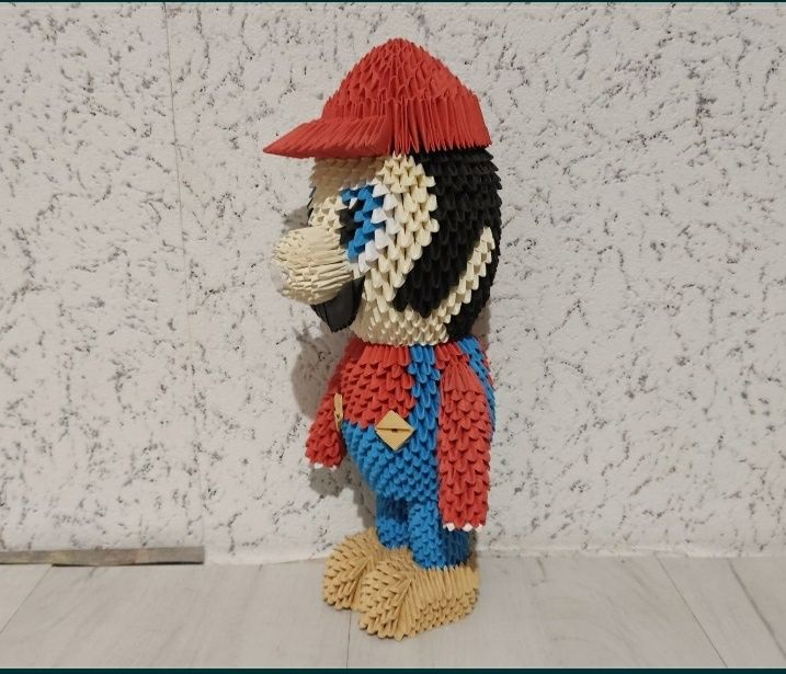 Mario Bros origami modułowe 3D