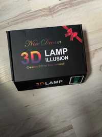 Lampa 3D z motywem wilka