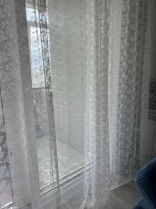 Гардина прозора «квітки»