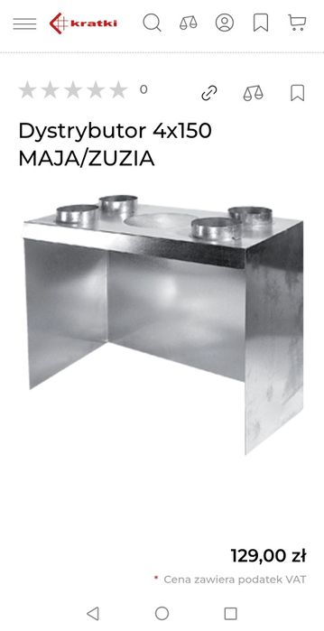 Dystrybutor kominek wełna przepustnica DGP