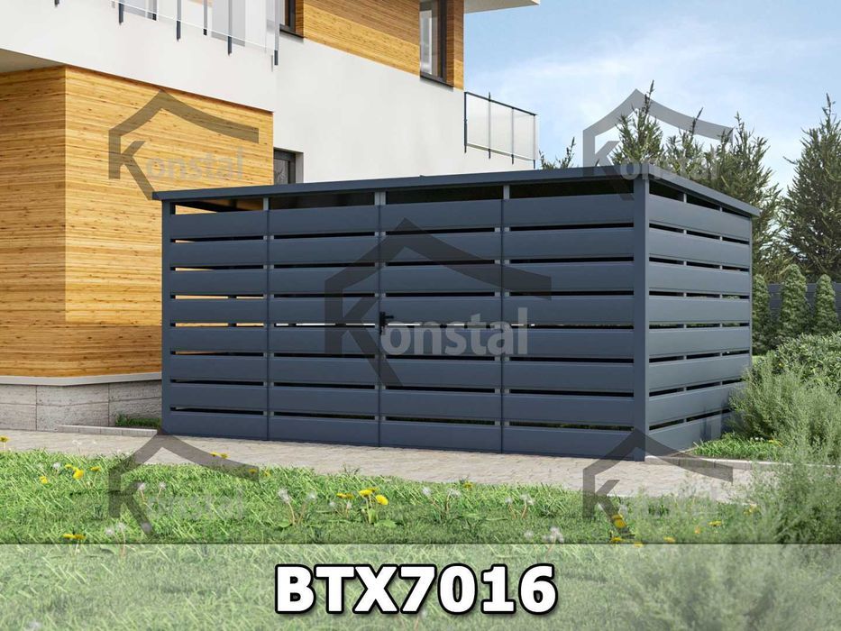 Wiata śmietnikowa panelowa 4x3 m Altana śmietnikowa - PRODUCENT
