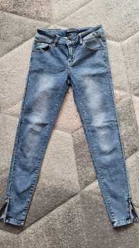 Toxik spodnie jeansy zamki roz XS ale też S