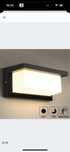 Lampa elewacyjna kinkiet zewnętrzny 3000k z czujnikiem moc 18w