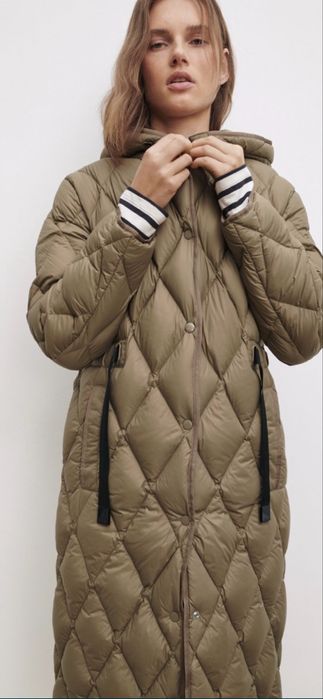 Пальто пухове пуховик Zara L