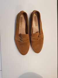 Mocassin pele camel