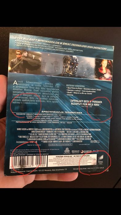 „Terminator3” blu ray nowy Slipcover  meeega unikat Polskie wydanie