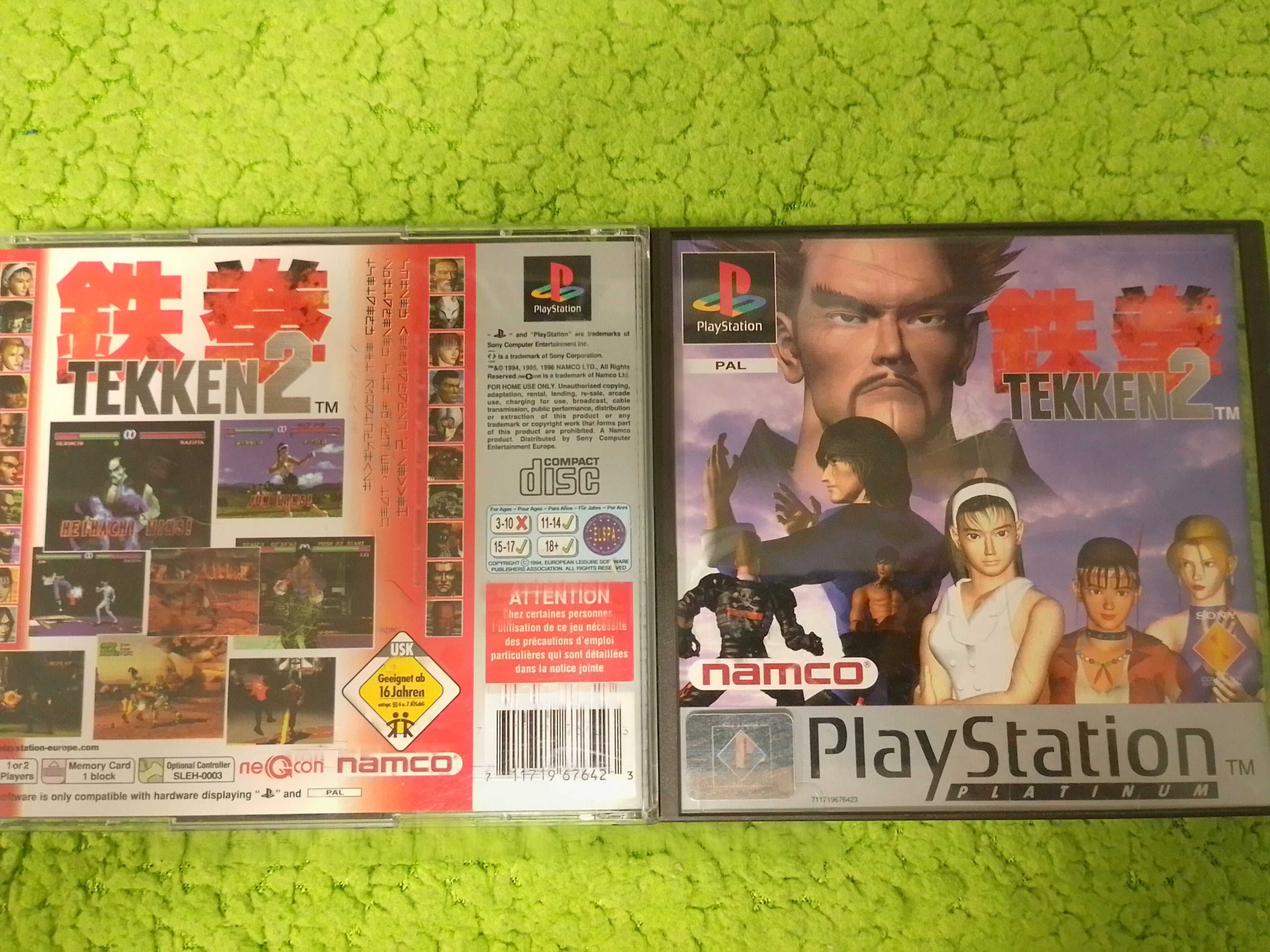 PSX Tekken 2 i Point Blank komplet