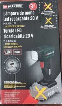 Lanterna LED 20 V sem Bateria Parkside (Nova, na caixa)