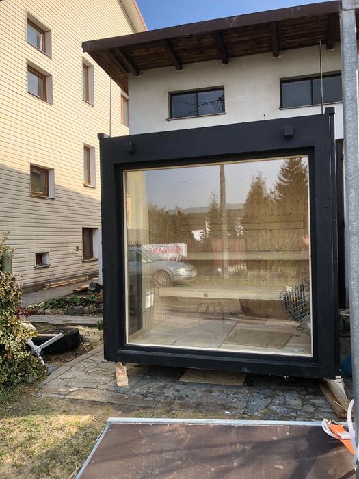 Okno do sauny szyby hartowane zespolone 1m2