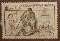 Znaczki pocztowe -  Francuska Afryka Zachodnia- łowiectwo