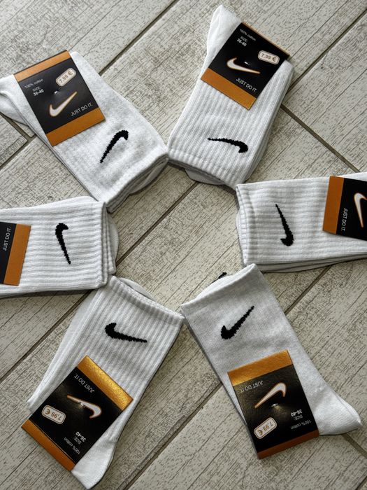 •	Хіт! Білі жіночі шкарпетки 100% бавовна — супер якість