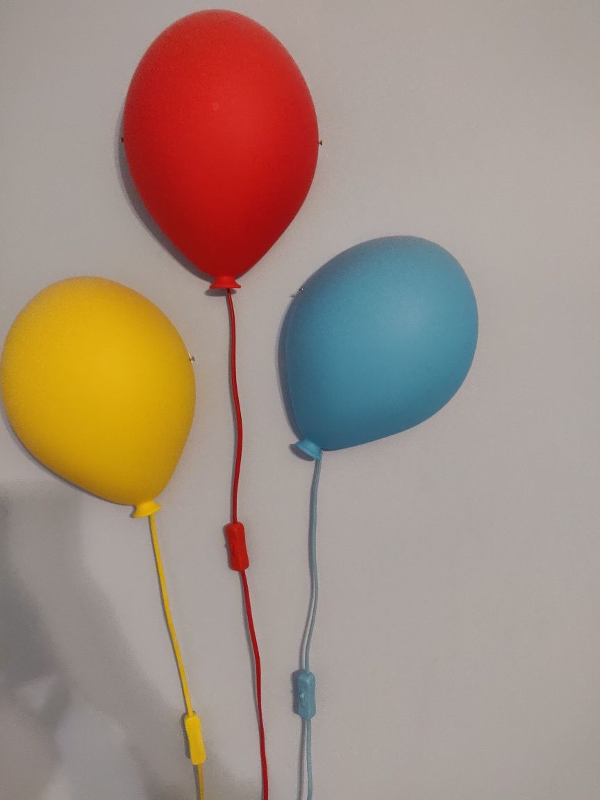 Lampka Balon Ikea balony komplet lampek plus żarówki led