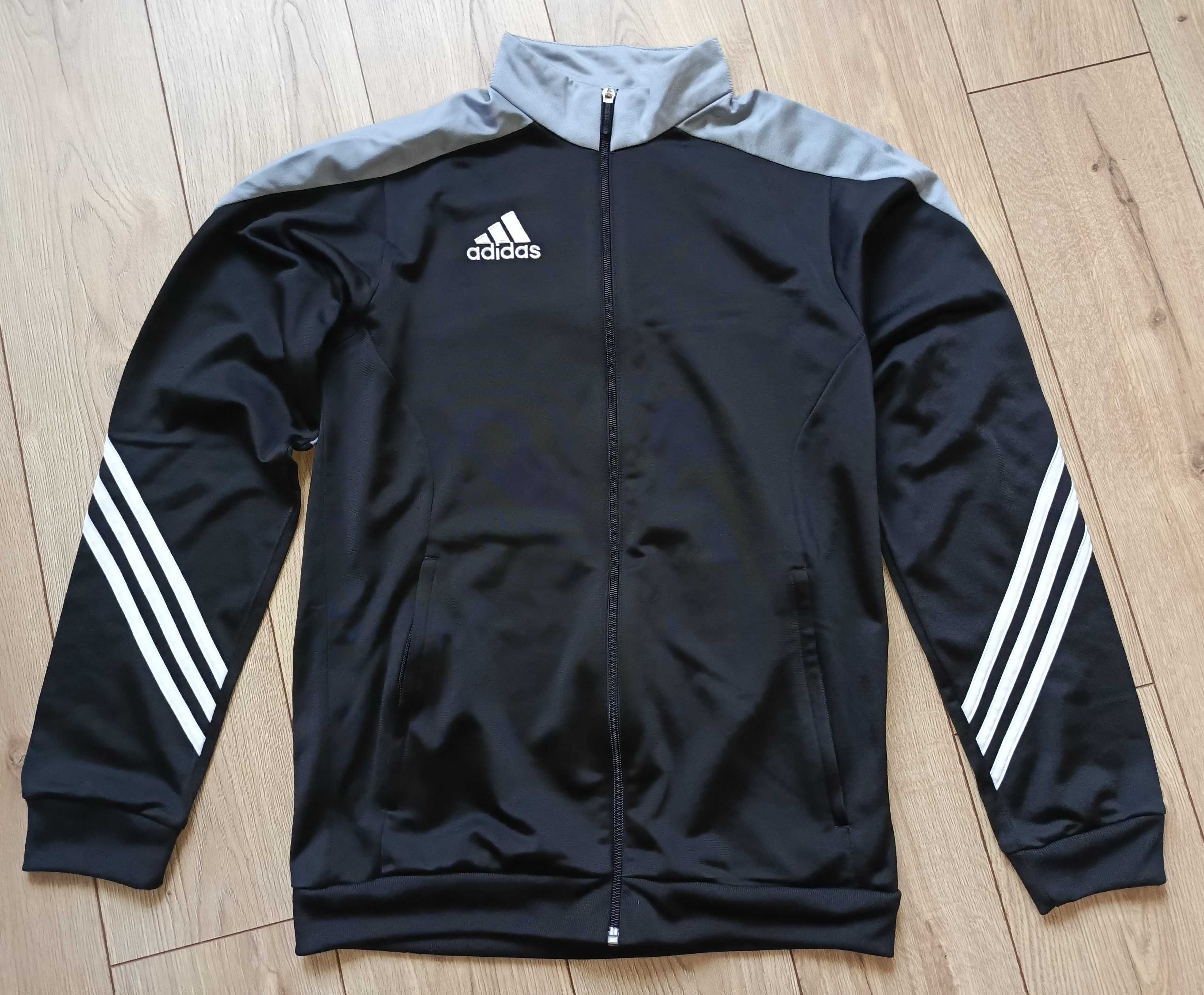 Bluza dresowa męska Adidas S / 46 zasuwana bluza sortowa męska