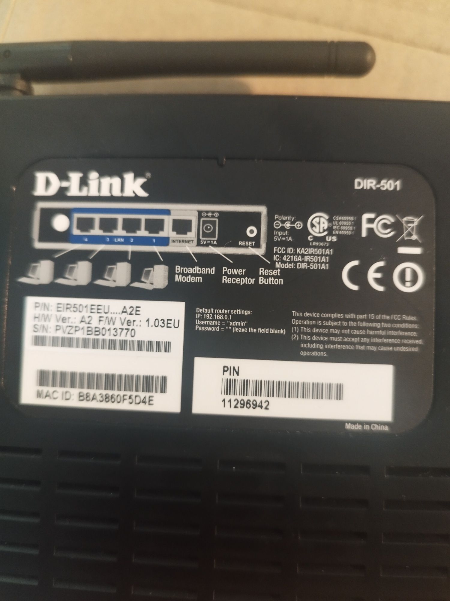 Modem D-link DIR-501