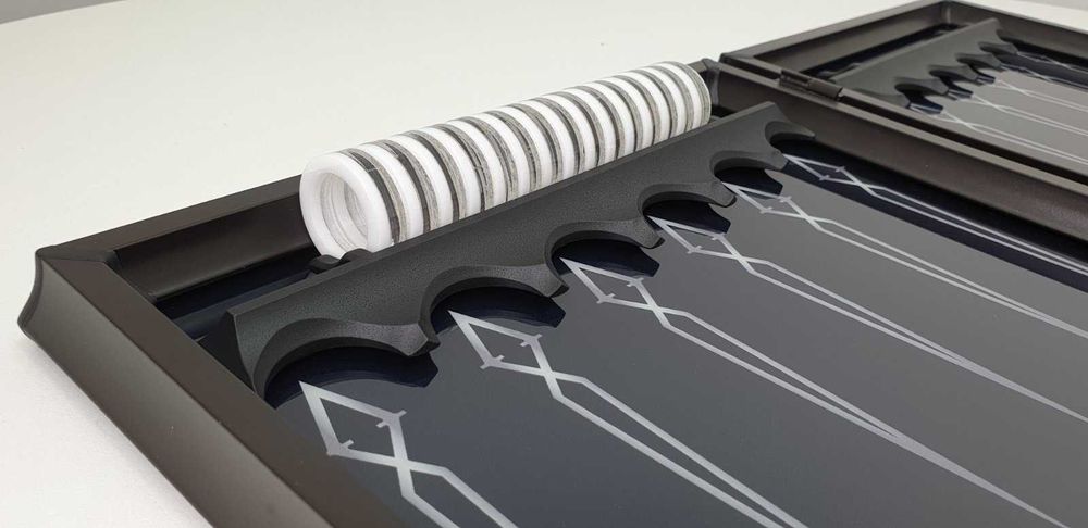 Нарды алюминиевые. Дизайн на заказ. Подарок мужу. Бренд Art-limit.