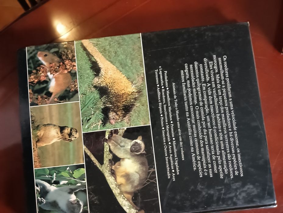 Roedores, insectívoros e marsupiais;	Coleção Animais de todo o Mundo*