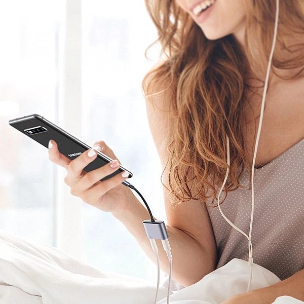 Ugreen adapter audio przejściówka USB Typ C (męski) - USB Typ C PD QC