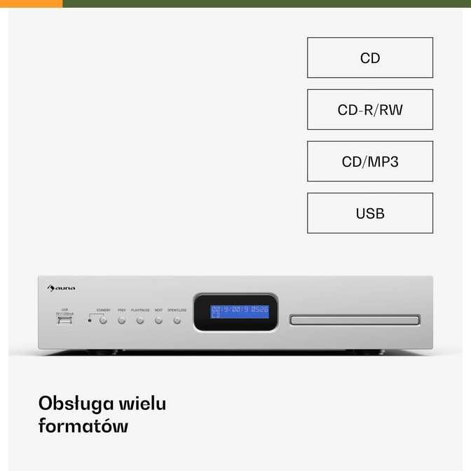 Odtwarzacz Cd Auna Art22 wada N6