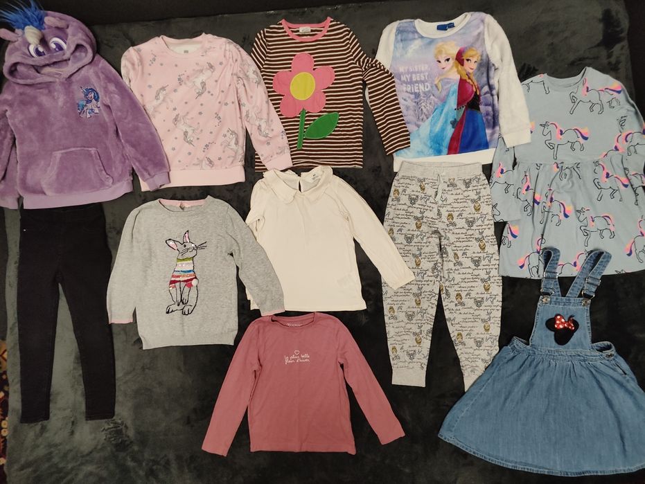 Одяг для дівчинки 5-6 років ціна за все