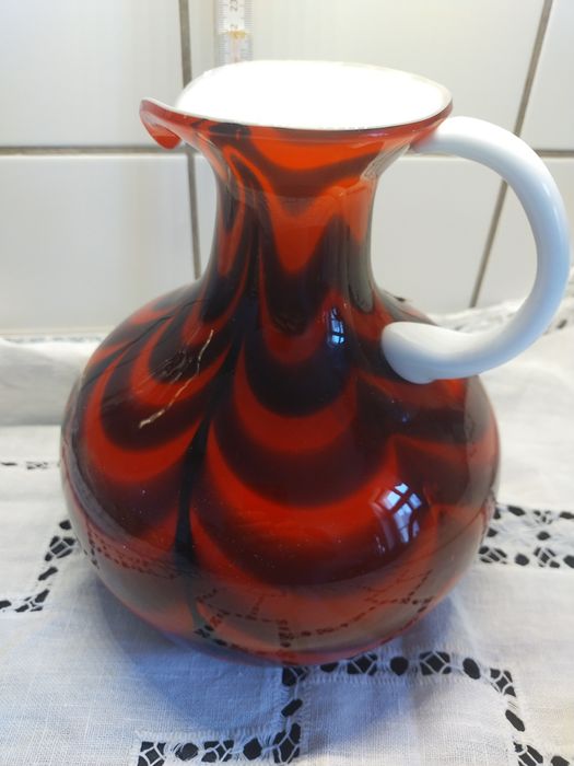 Итальянская ваза кувшин Мурано