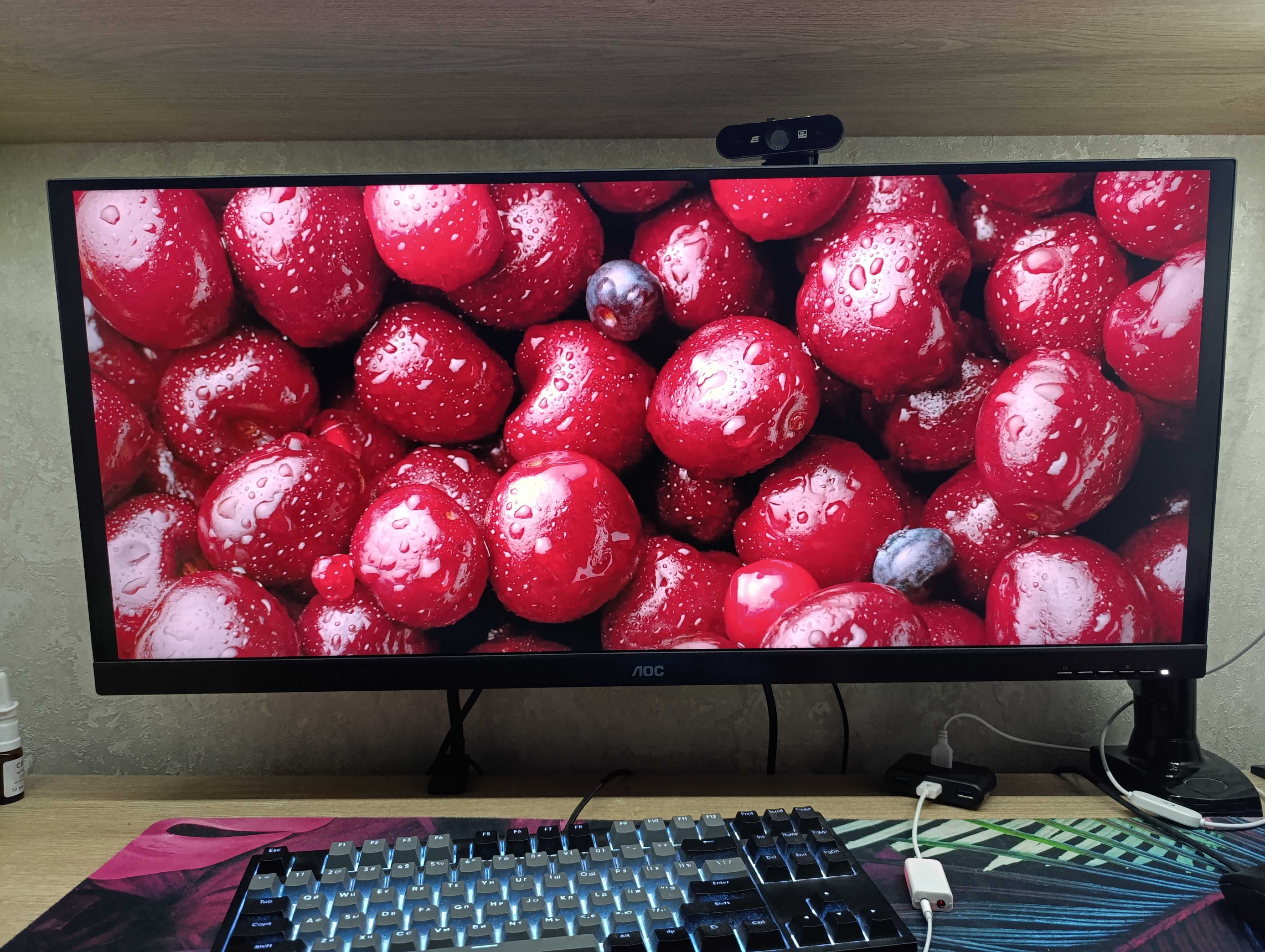 Монітор AOC 34" U34E2M, 3440х1440, 100Гц