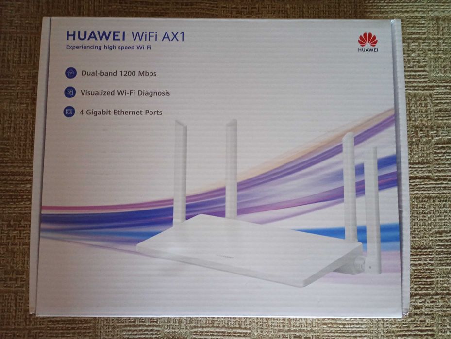 Маршрутизатор Huawei AX1 WiFi5 / AC1200 / 1Гбит/с / 2 × 2 MIMO /