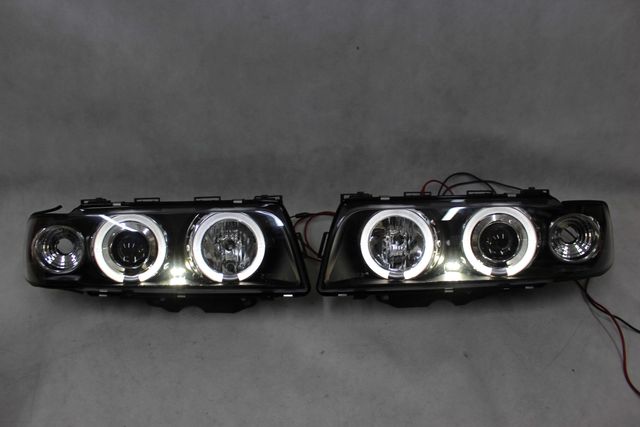 Lampy przednie przód BMW E38 r.94-98 RINGI LED ANGEL EYES NOWE!