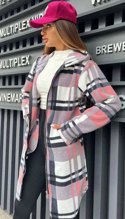 Женская рубашка  флисовая кардиган  от 42/44 до 54/56 р.