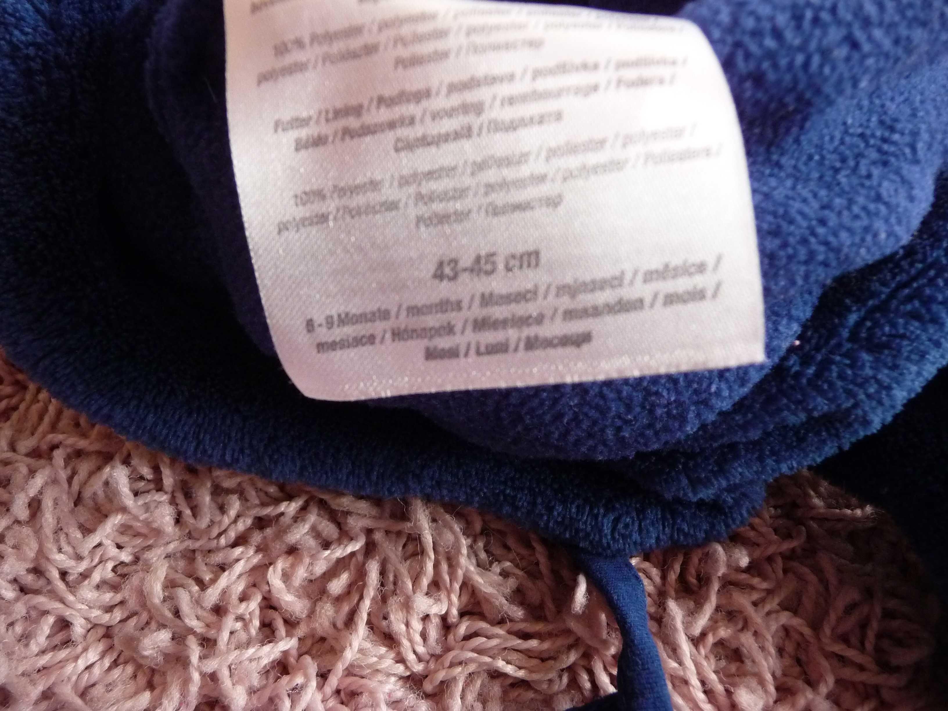 Komplet zimowy chłopięcy czapka + rękawiczki