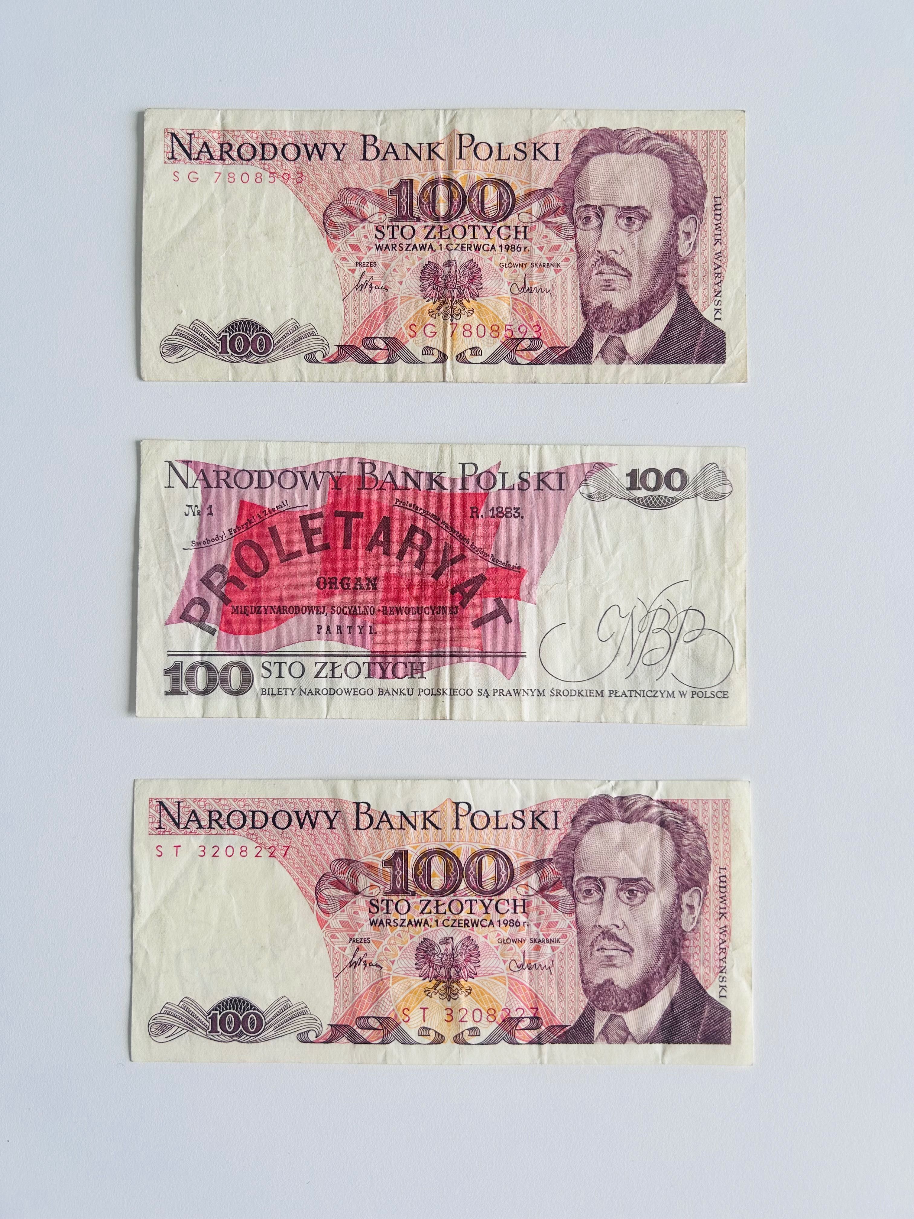 Banknot 100 złotowy NBP / Stary banknot 100 złotowy NBP