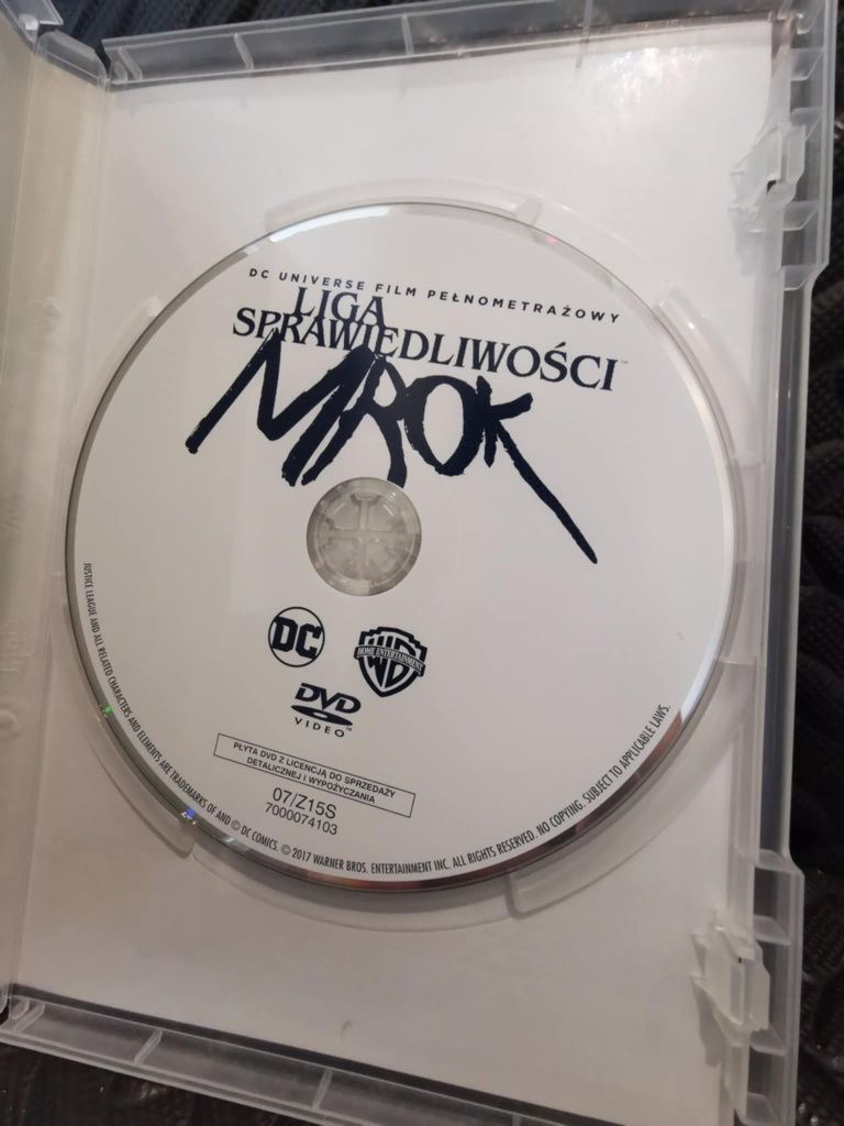 Liga sprawiedliwości Mrok - DVD stan idealny