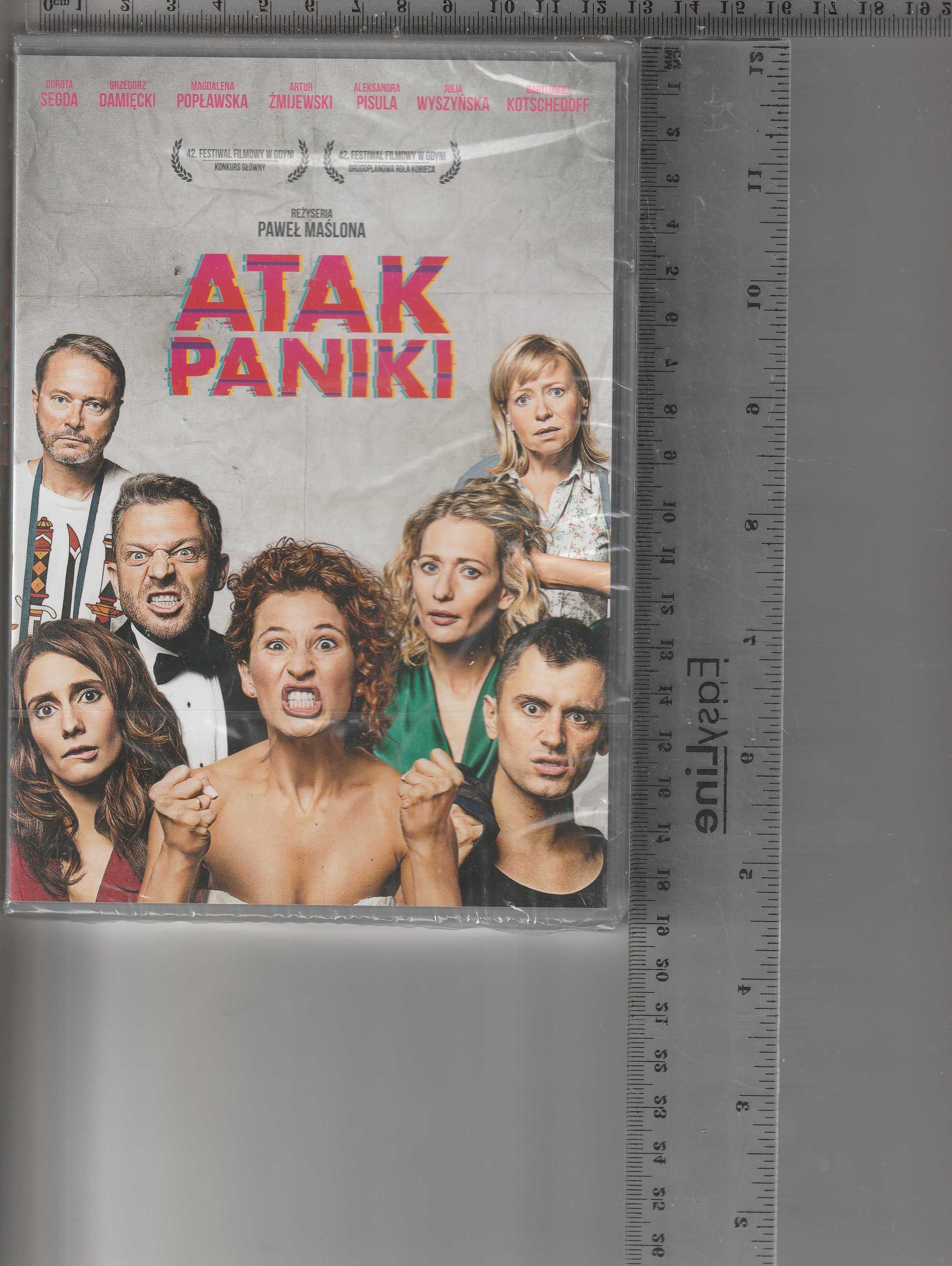 Atak paniki Żmijewski Damięcki Popławska DVD