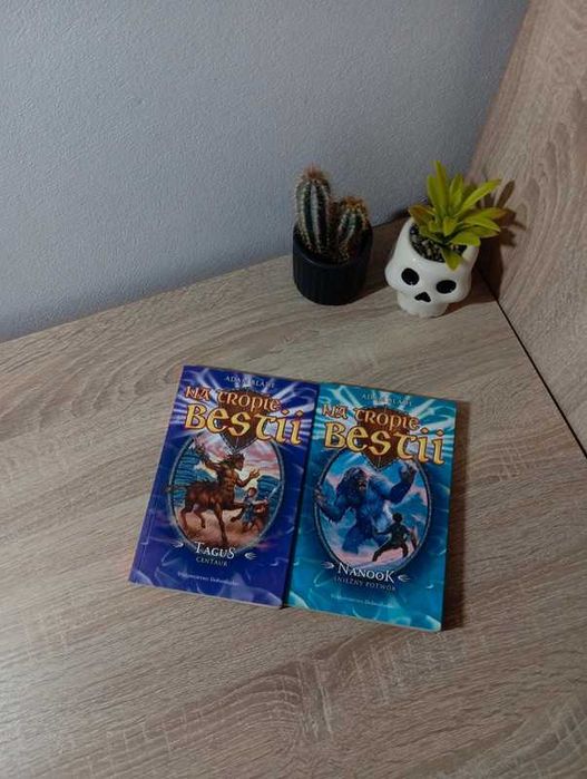 Zestaw dwóch książek "Na tropie bestii" Tagus i Nanook