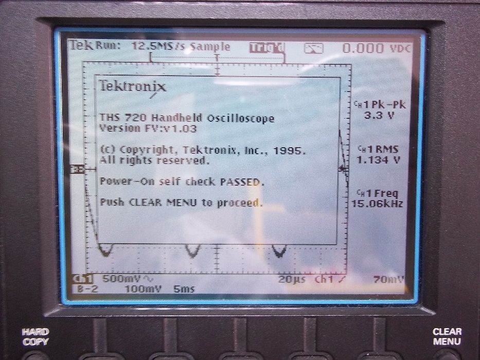 Осциллограф Tektronix THS720 (THS710)