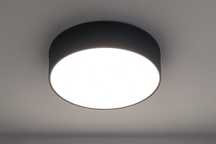 Plafon łazienkowy lampa sufitowa 35cm aluminium szkło 2 żarówki E27