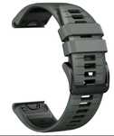 Pasek do zegarka Garmin QuickFit army green-black szer. 22 mm. - NOWY