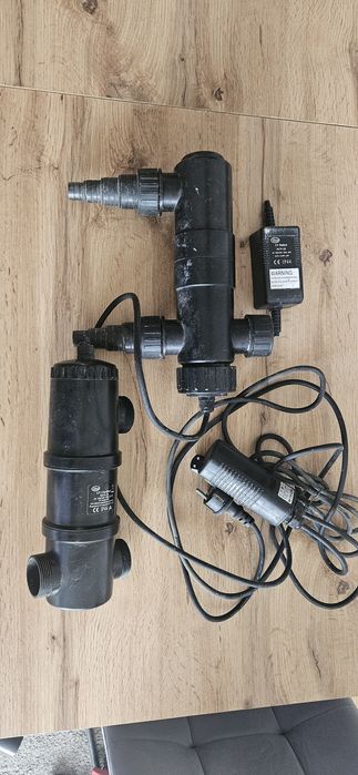 Dwie lampy UV-c akwarium morskie 18W