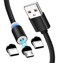 Магнітний кабель USB 3в1