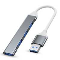 USB-A концентратор-хаб/сплиттер-док разветвитель на 4 ЮСБ для ноутбука