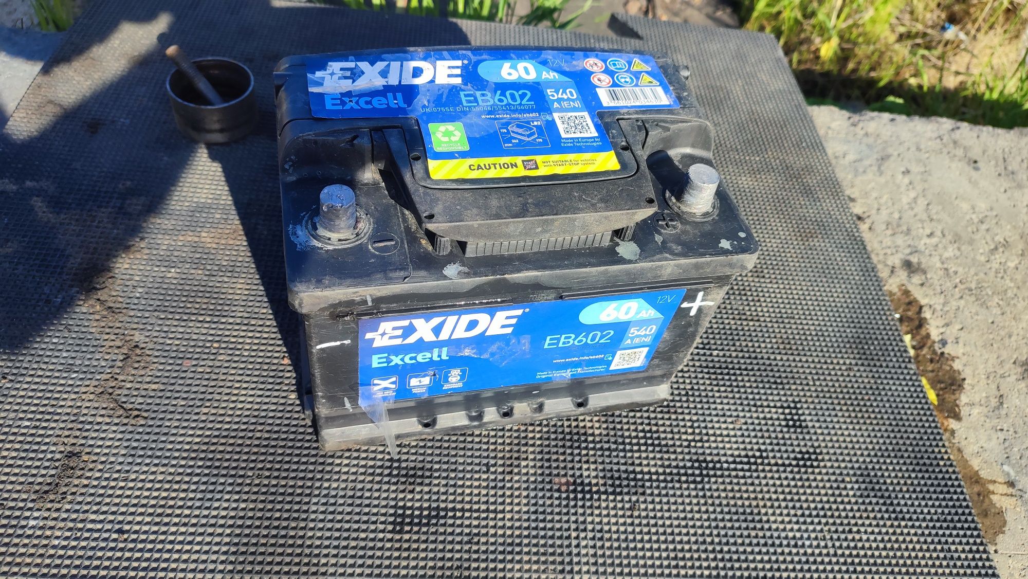 Акумулятор 60ah 540A Exide EB602 excell