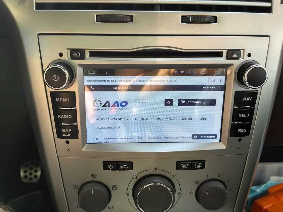 Auto rádio Opel Astra k H J Corda D E Insignia Android Carplay