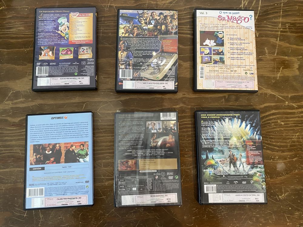 Conjunto de DVDs