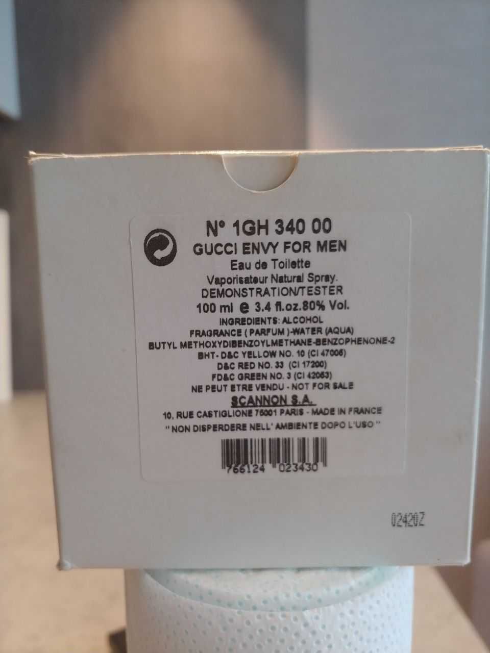 Gucci Envy for Men 100ml batch 02420Z (2000r.) unikat