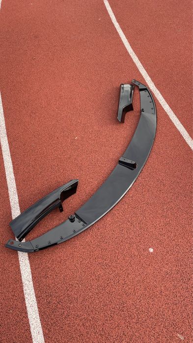 Сплиттер губа бампера М BMW 3 F30 БМВ Ф30 сплітер диффузор спойлер