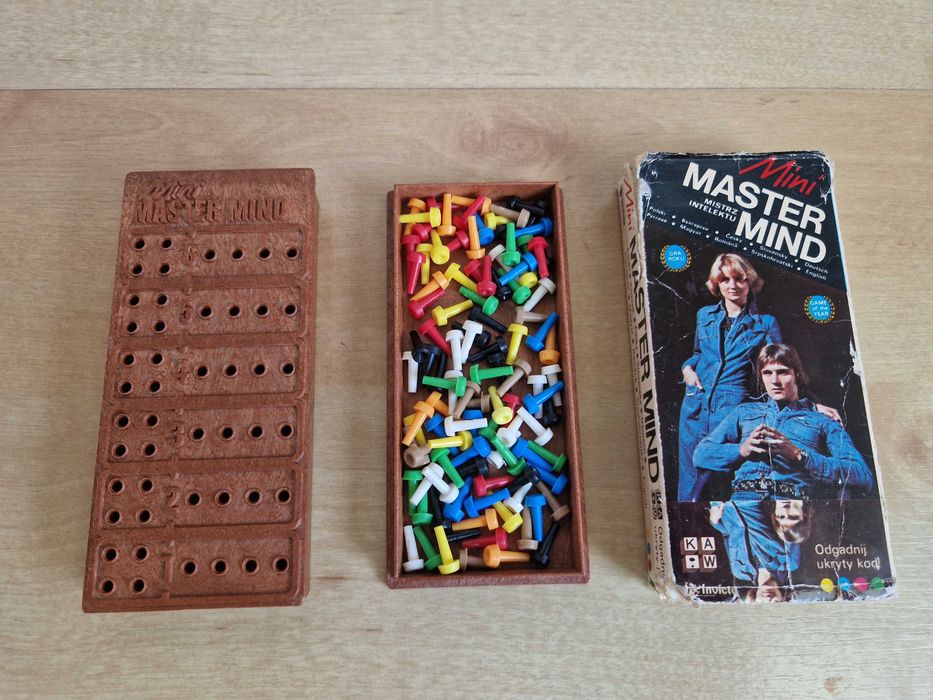 Mini Mastermind Gra turystyczna PRL lata 90 Invicta KWA MASTER MIND