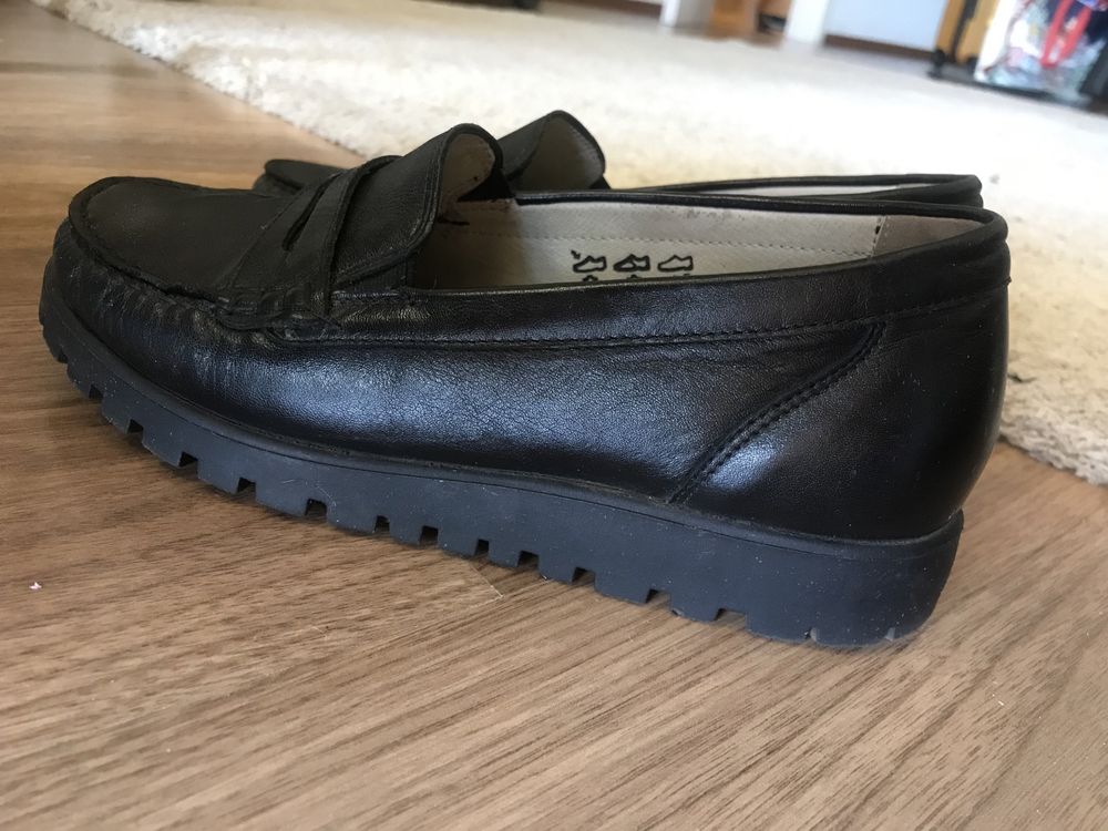 Mokasyny, idealne, Ara,Ecco,37,skóra,czarne