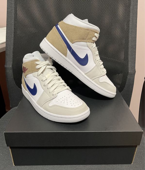 Buty Nike Air Jordan 1 Mid Tan Suede rozm. 40
